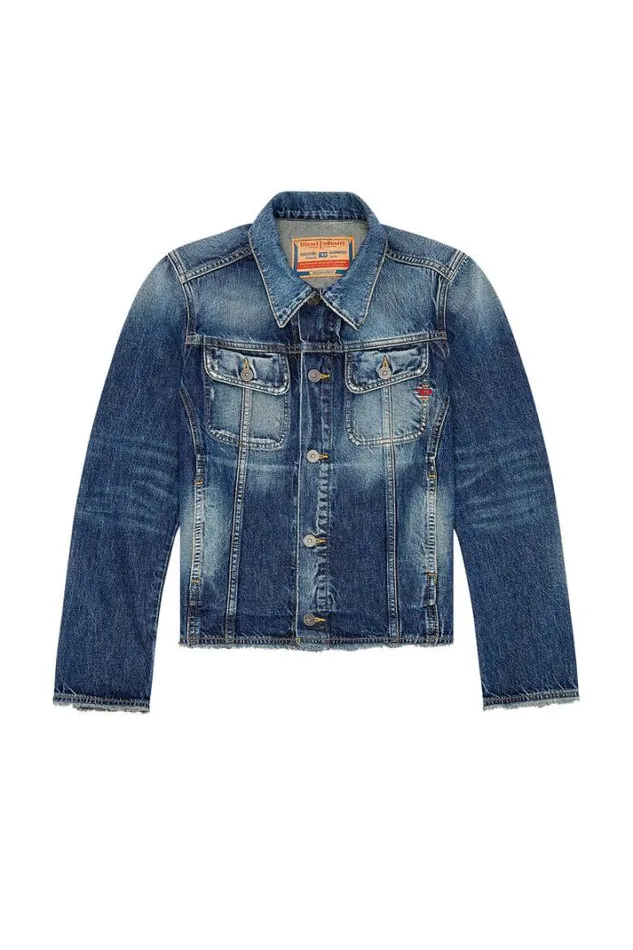Women DeBonnyS Dark Blue Diesel Outerwear And Jackets Women DeBonnyS Dark Blue Diesel Outerwear And Jackets