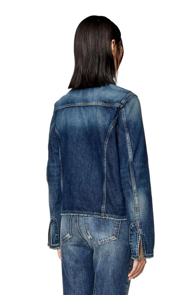 Women DeBonnyS Dark Blue Diesel Outerwear And Jackets Women DeBonnyS Dark Blue Diesel Outerwear And Jackets