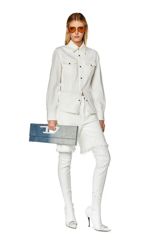 Women DeWaves White Diesel Shirts