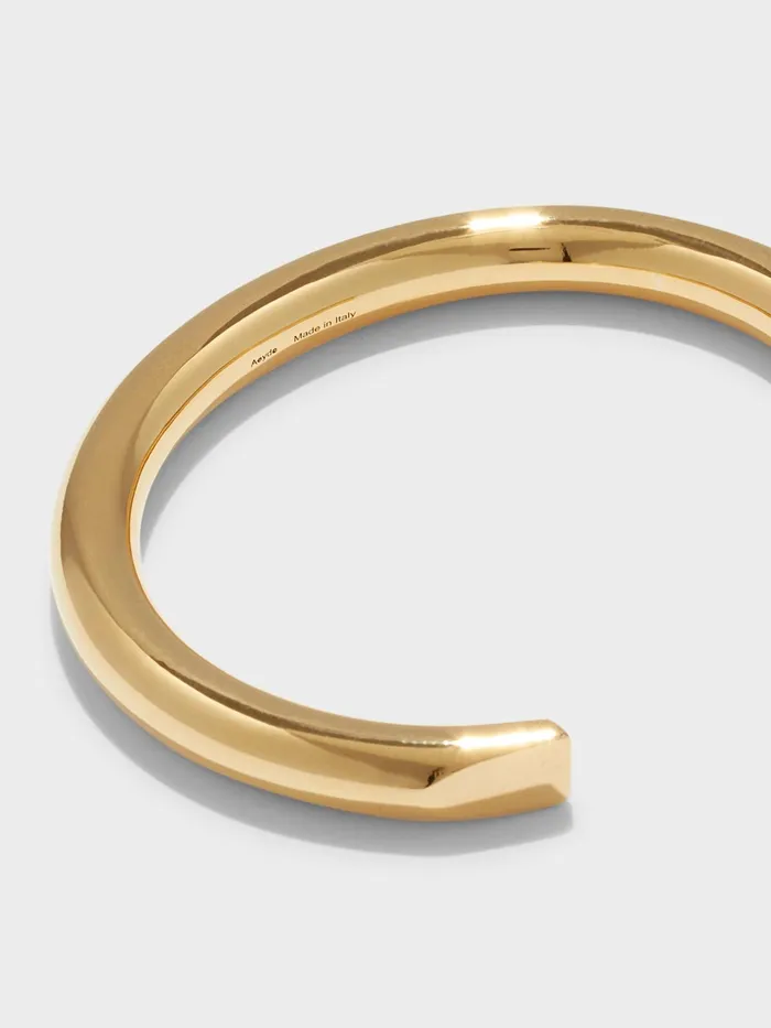 Women Dorian 18kt GoldPlated Cuff Bracelet Aeyde Bracelets