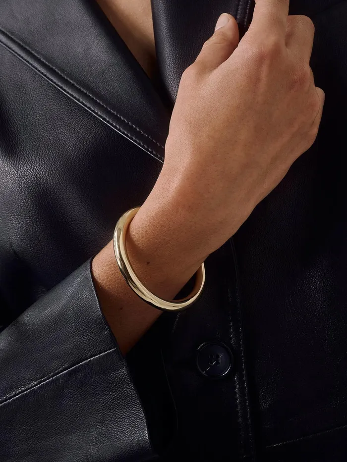 Women Dorian 18kt GoldPlated Cuff Bracelet Aeyde Bracelets