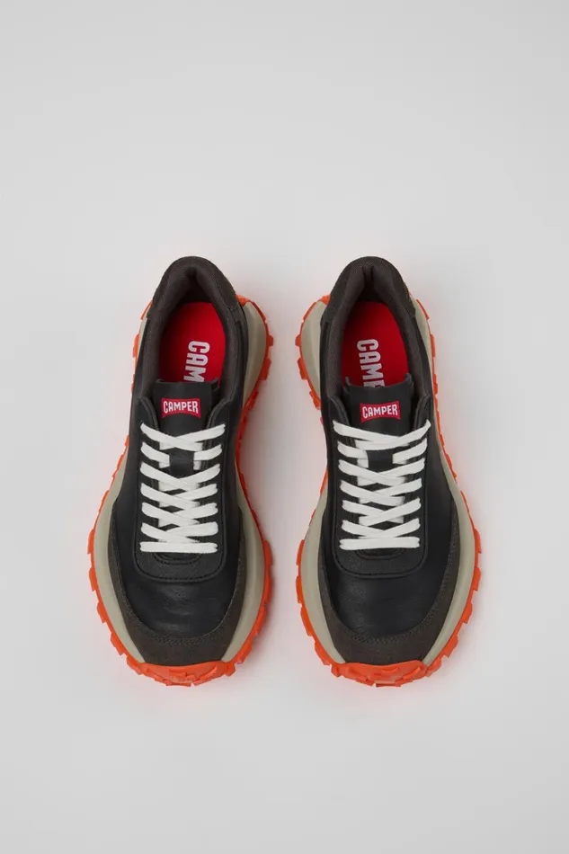 Women Drift Trail VIBRAM Black Leather And Nubuck Sneakers Camper Sneakers Women Drift Trail VIBRAM Black Leather And Nubuck Sneakers Camper Sneakers