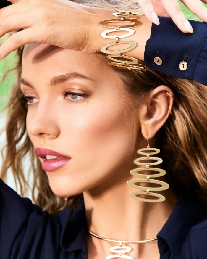 Women Emerie Oval Bracelet Gold Ramy Brook Jewelry Women Emerie Oval Bracelet Gold Ramy Brook Jewelry
