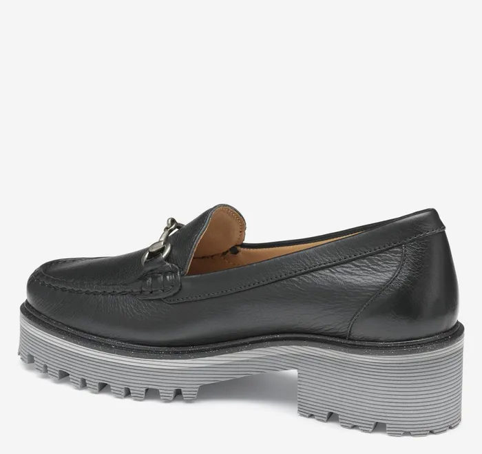 Women Emmalynn Bit Loafer Black Calfskin JohnstonandMurphy Mules and Loafers Women Emmalynn Bit Loafer Black Calfskin JohnstonandMurphy Mules and Loafers