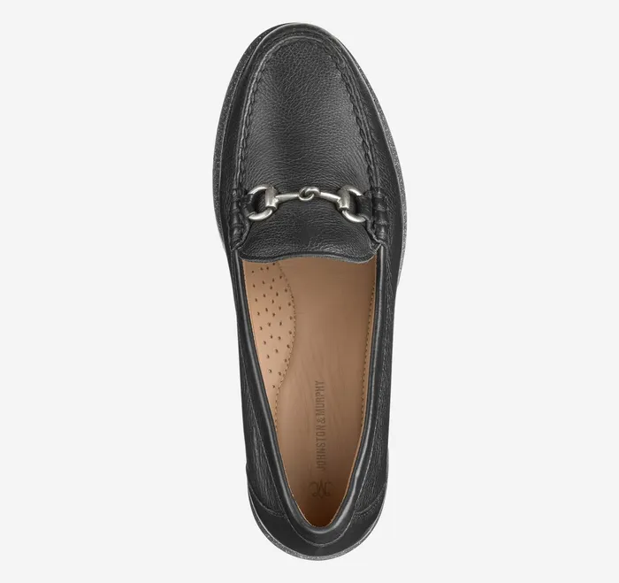Women Emmalynn Bit Loafer Black Calfskin JohnstonandMurphy Mules and Loafers Women Emmalynn Bit Loafer Black Calfskin JohnstonandMurphy Mules and Loafers