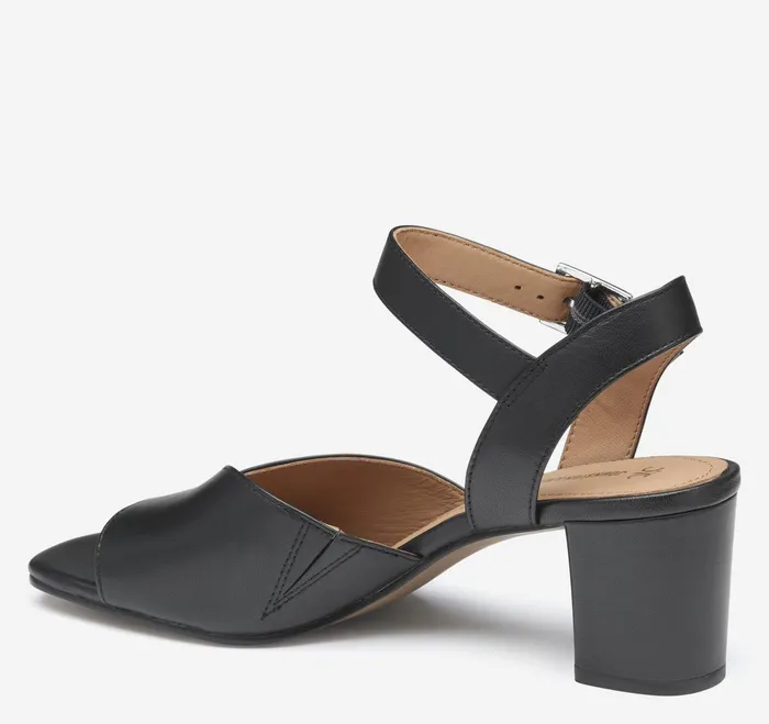 Women Evelyn AnkleStrap Sandal Black Glove Leather JohnstonandMurphy Heels and Platform Wedges Women Evelyn AnkleStrap Sandal Black Glove Leather JohnstonandMurphy Heels and Platform Wedges