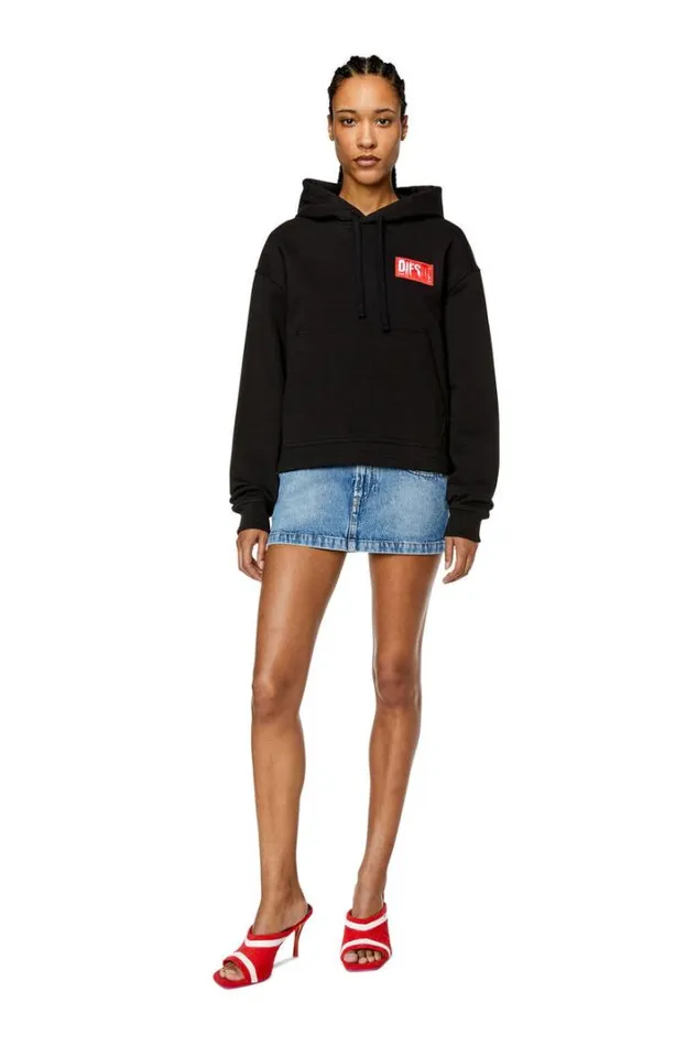 Women FJaralabelHood Black Diesel Sweaters