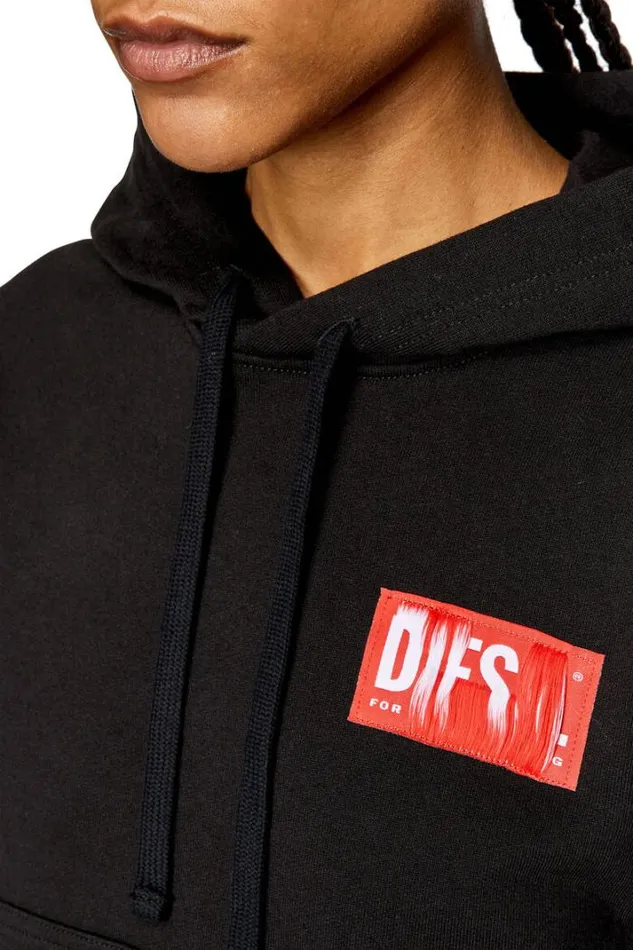 Women FJaralabelHood Black Diesel Sweaters Women FJaralabelHood Black Diesel Sweaters
