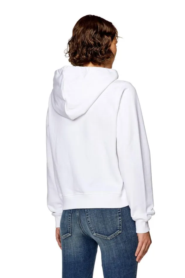 Women FReggyHoodL6 White Diesel Sweaters Women FReggyHoodL6 White Diesel Sweaters