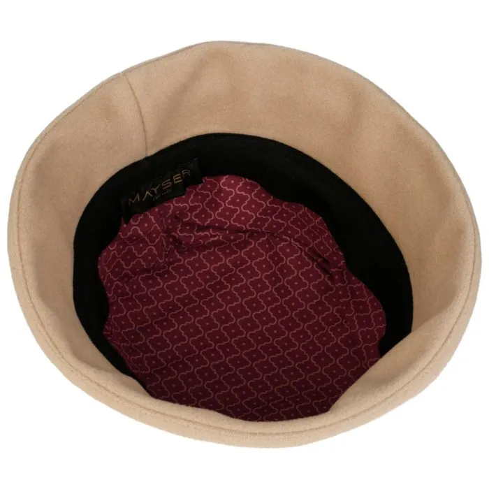 Women Felt Hats Mayser Taleja Wollhut Beige Women Felt Hats Mayser Taleja Wollhut Beige
