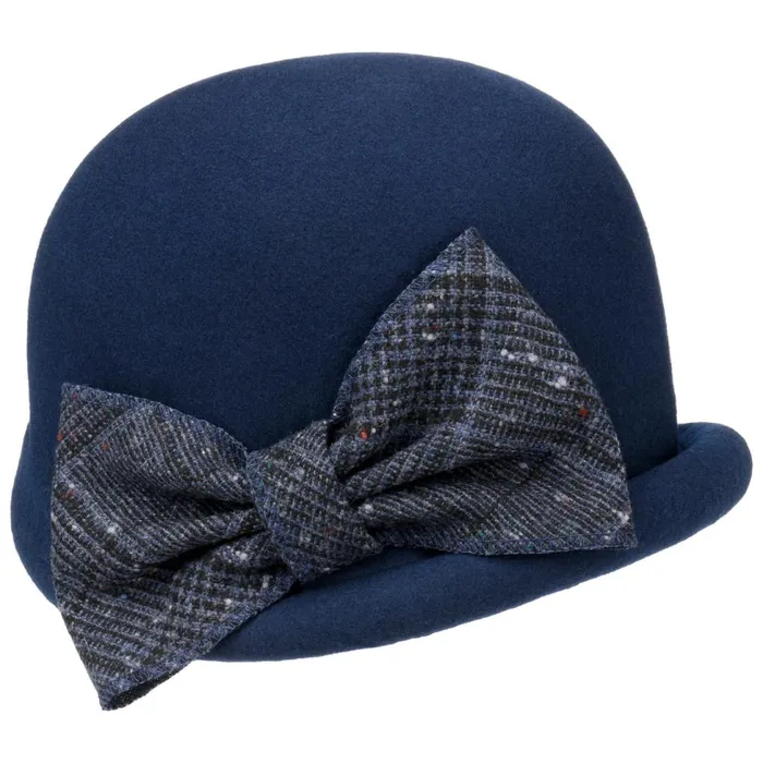 Women Felt Hats Mayser Ulla Soft Wool Cloche Hat Black