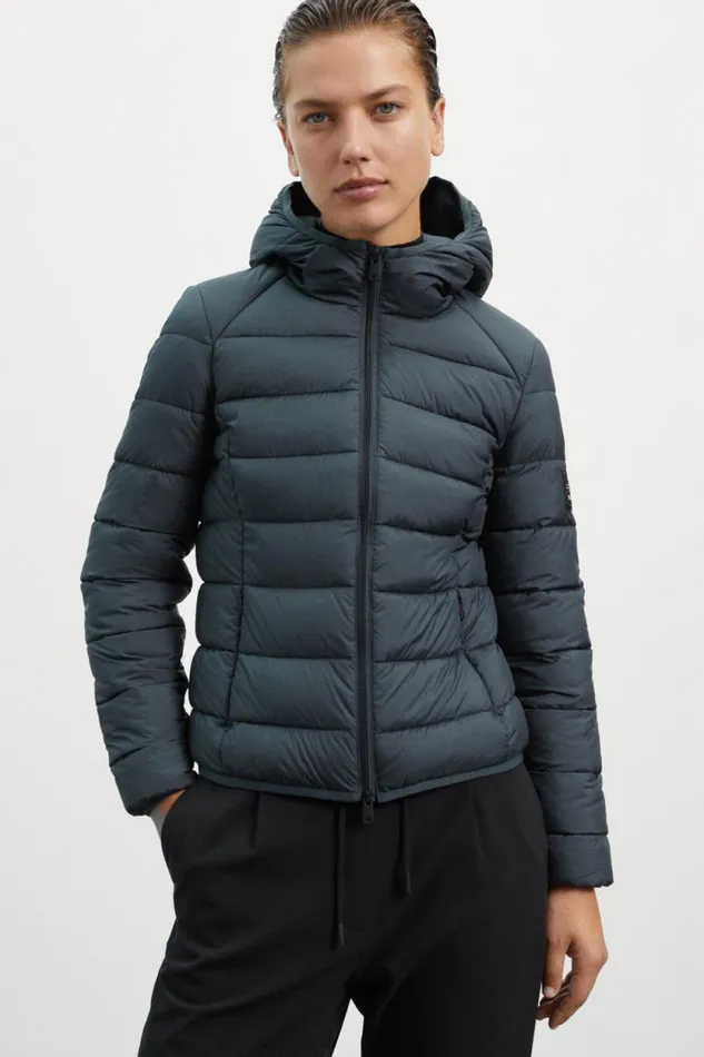Women Green Asp Jacket Ecoalf Coats And Jackets