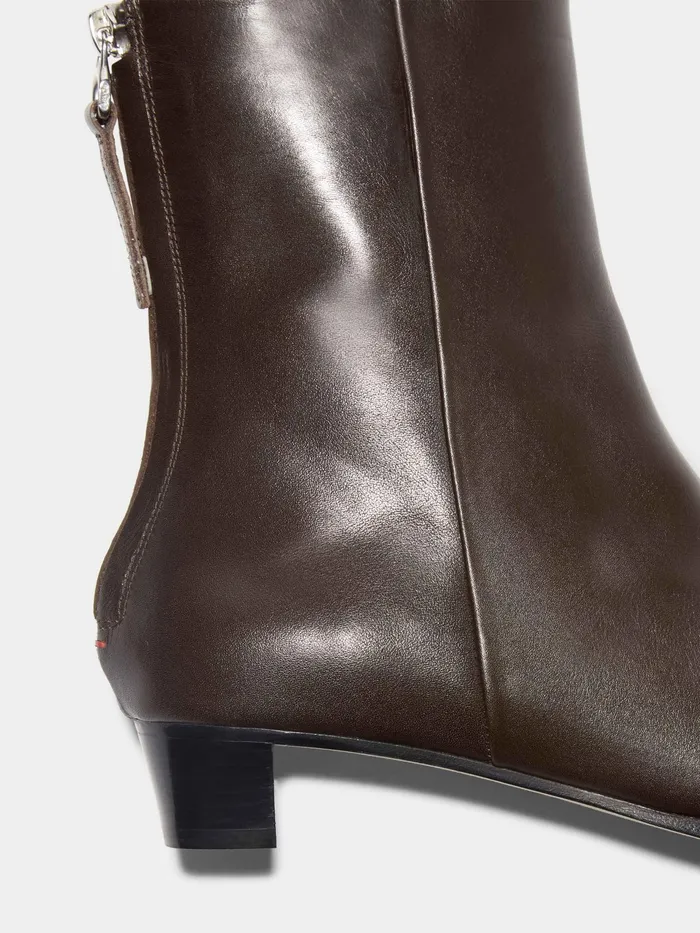 Women Harriet Calfskin Leather Heeled Ankle Boots Aeyde Ankle Boots