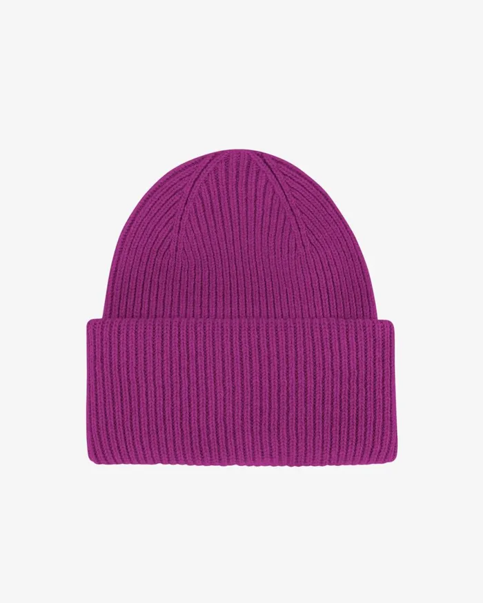 Women Hats Colorful Standard Merino Wool Hat Magenta Blaze