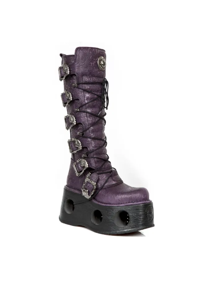 Women High Boot Metallic M272Cz17 New Rock High Heels Women High Boot Metallic M272Cz17 New Rock High Heels