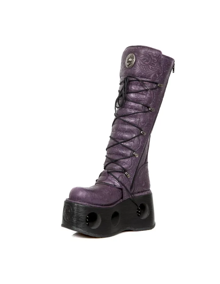 Women High Boot Metallic M272Cz17 New Rock High Heels Women High Boot Metallic M272Cz17 New Rock High Heels