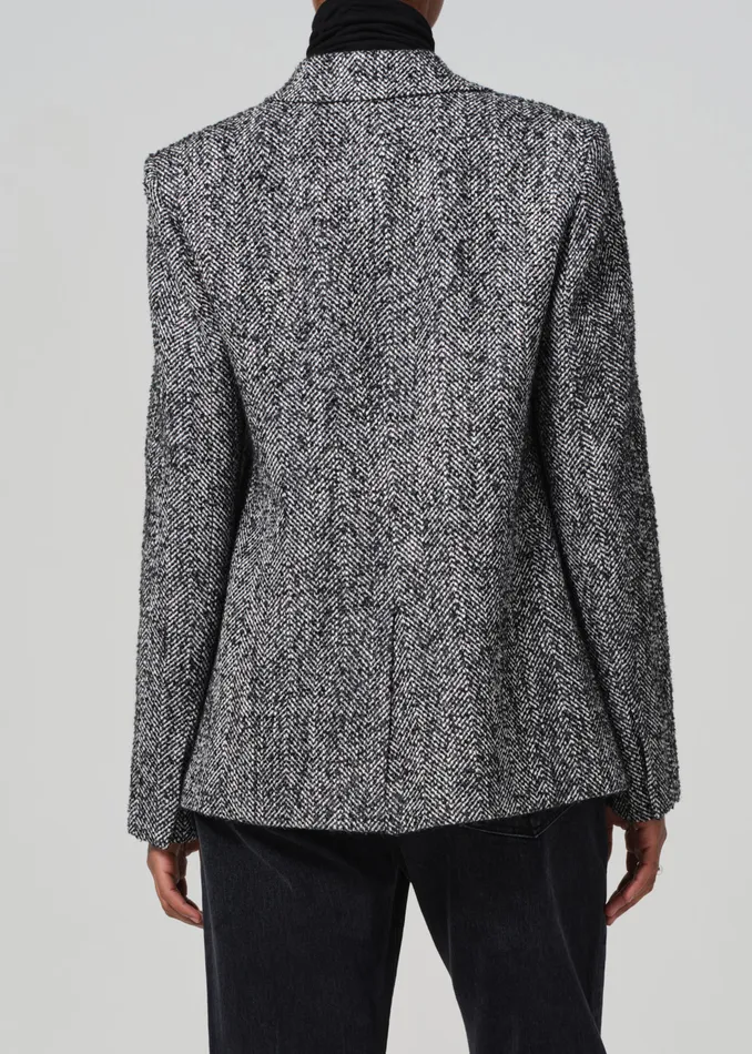 Women Jackets and Coats Citizens Of Humanity Matteau Blazer In Peppered Herringbone