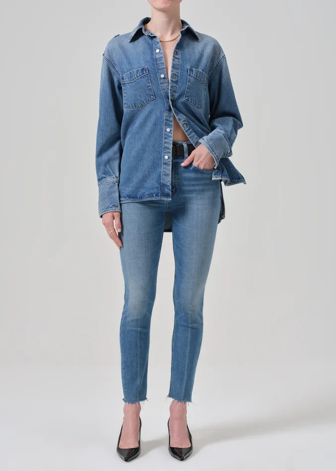 Women Jeans Citizens Of Humanity Isola Slim Crop In Splendor