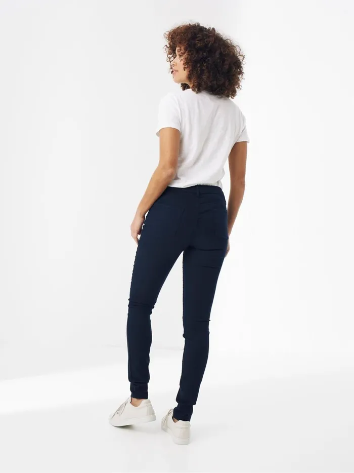 Women Jeans Fat Face Blue Five Pocket Jeggings