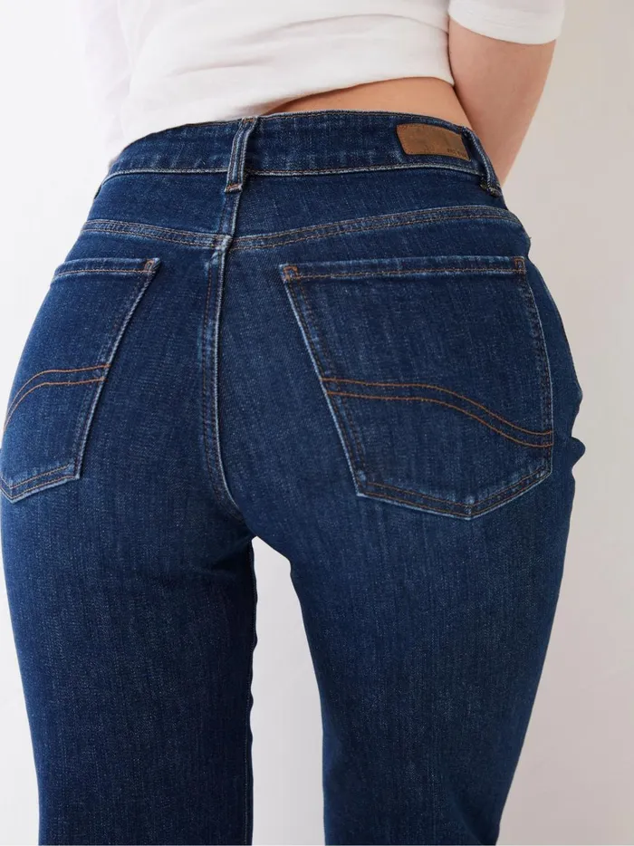 Women Jeans Fat Face Elise Blue Wide Leg Jeans