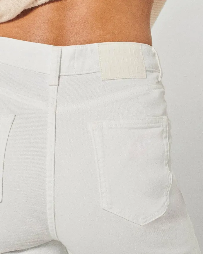 Women Jeans From Future Jude Bootcut Jeans White