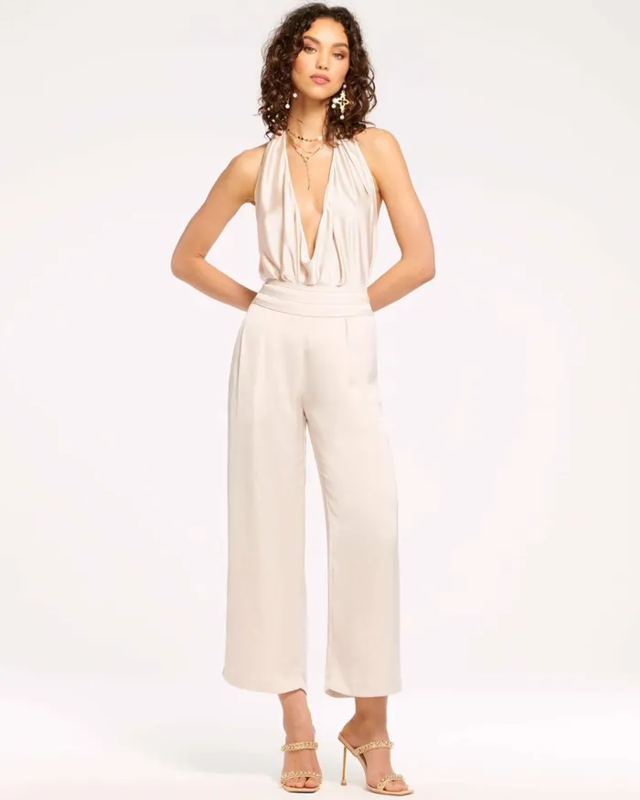 Women Joss Cropped Wide Leg Pant Bright Amethyst Ramy Brook Pants
