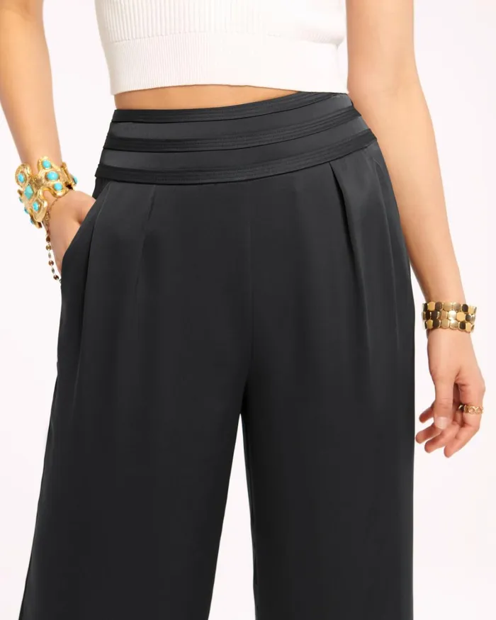 Women Joss Cropped Wide Leg Pant Bright Amethyst Ramy Brook Pants