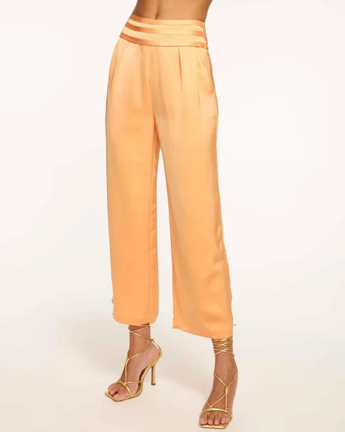 Women Joss Cropped Wide Leg Pant Bright Amethyst Ramy Brook Pants
