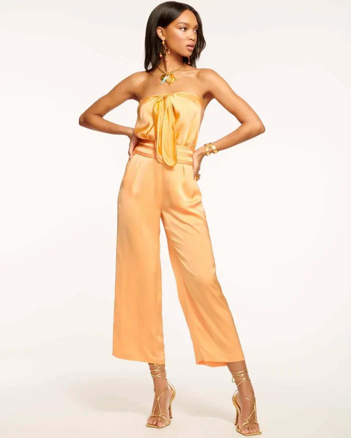 Women Joss Cropped Wide Leg Pant Bright Amethyst Ramy Brook Pants
