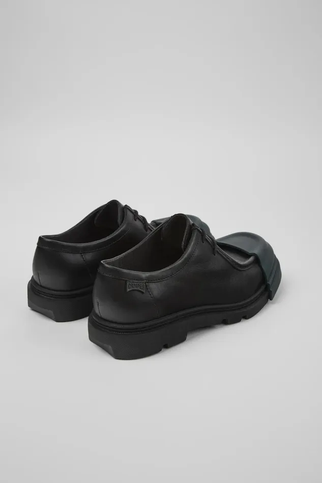 Women Junction Black Leather Shoes Camper Formal Shoes Women Junction Black Leather Shoes Camper Formal Shoes
