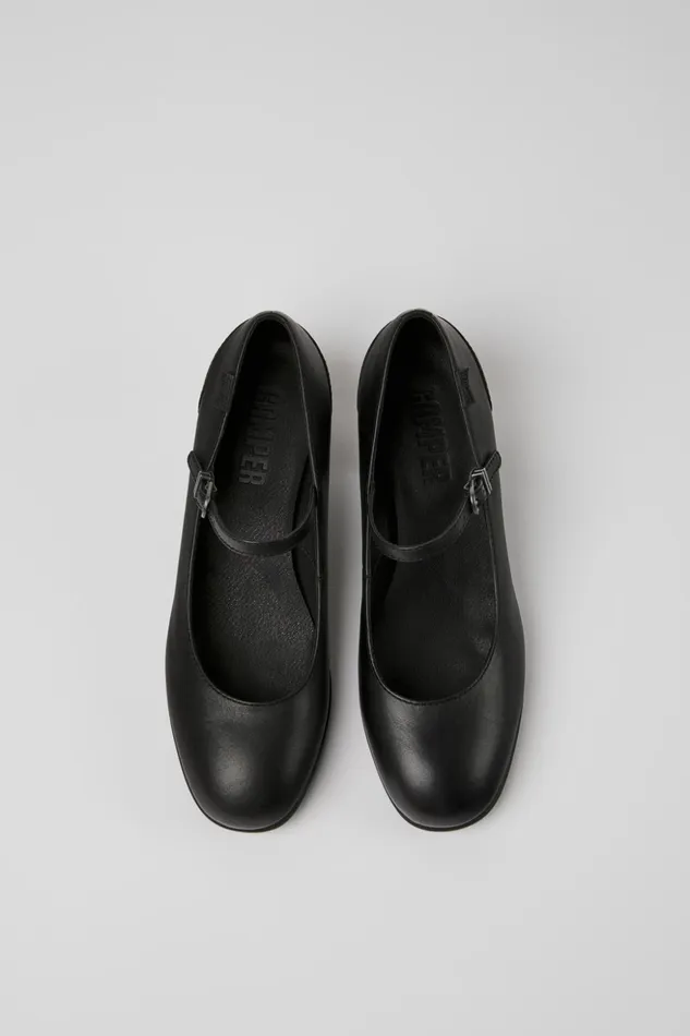 Women Katie Womens Black Mary Jane Camper Ballerinas Women Katie Womens Black Mary Jane Camper Ballerinas