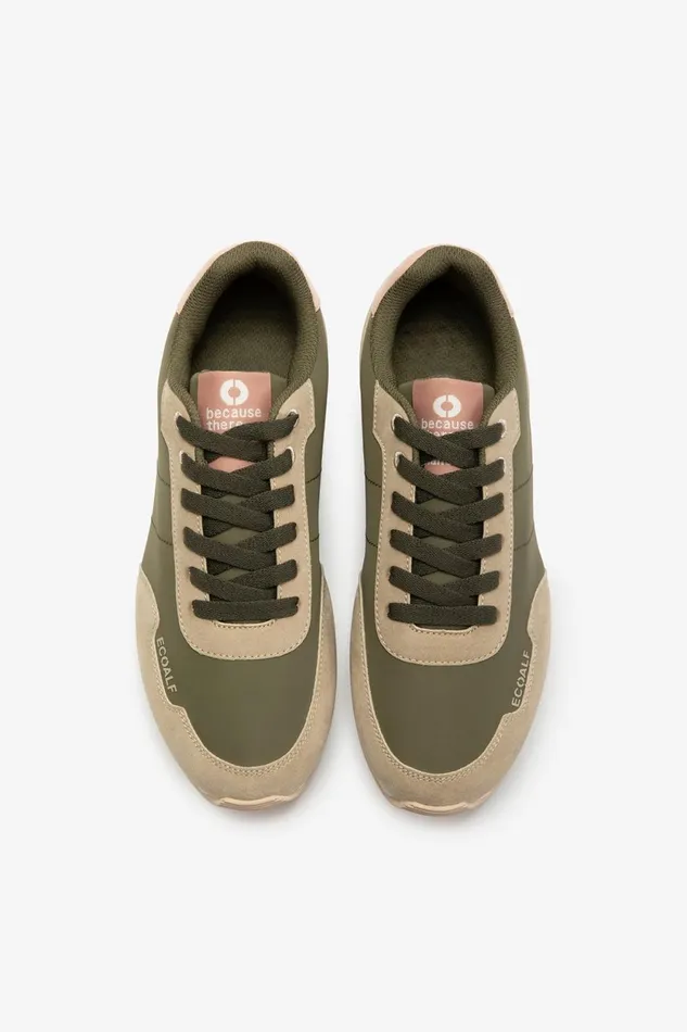 Women Khaki Mika Trainers Ecoalf Sneakers