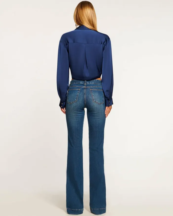 Women Kyle Low Rise Flare Medium Wash Ramy Brook Denim Women Kyle Low Rise Flare Medium Wash Ramy Brook Denim