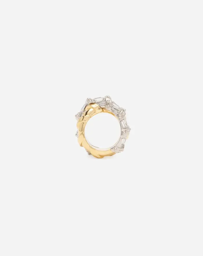 Women Lanvin Jewelry Baguettes Melodie Ring Goldcrystal