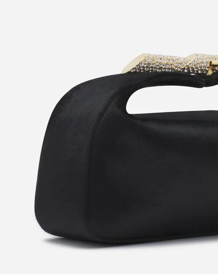 Women Lanvin Mini Bags and Clutches Haute Squence Velvet Clutch Bag Black Women Lanvin Mini Bags and Clutches Haute Squence Velvet Clutch Bag Black