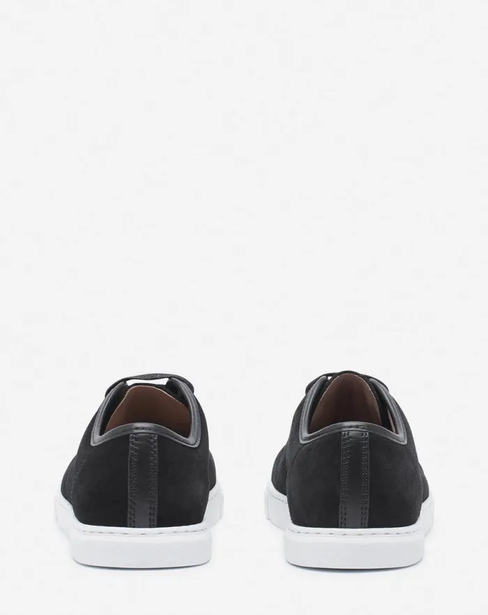 Women Lanvin Sneakers Dbb1 Sneakers In Suede And Patent Leather Black Women Lanvin Sneakers Dbb1 Sneakers In Suede And Patent Leather Black