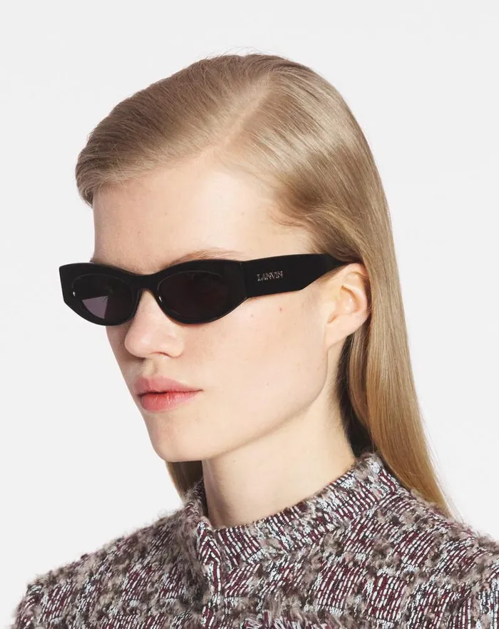 Women Lanvin Sunglasses Lanvin Logo Sunglasses Black Women Lanvin Sunglasses Lanvin Logo Sunglasses Black