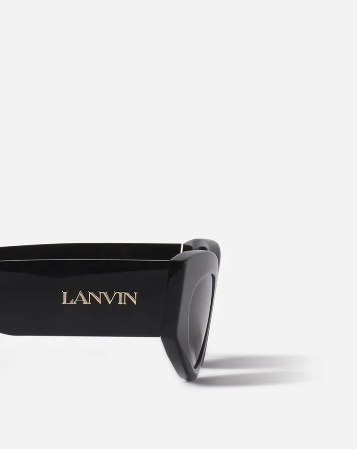 Women Lanvin Sunglasses Lanvin Logo Sunglasses Black Women Lanvin Sunglasses Lanvin Logo Sunglasses Black
