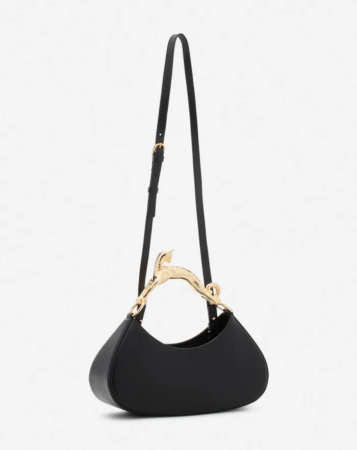 Women Lanvin Tote Bags and Top Handle Bags Hobo Cat Bolide Leather Bag Black Women Lanvin Tote Bags and Top Handle Bags Hobo Cat Bolide Leather Bag Black