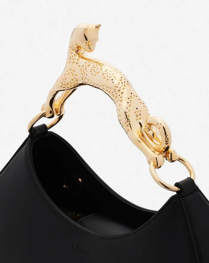 Women Lanvin Tote Bags and Top Handle Bags Hobo Cat Bolide Leather Bag Black Women Lanvin Tote Bags and Top Handle Bags Hobo Cat Bolide Leather Bag Black