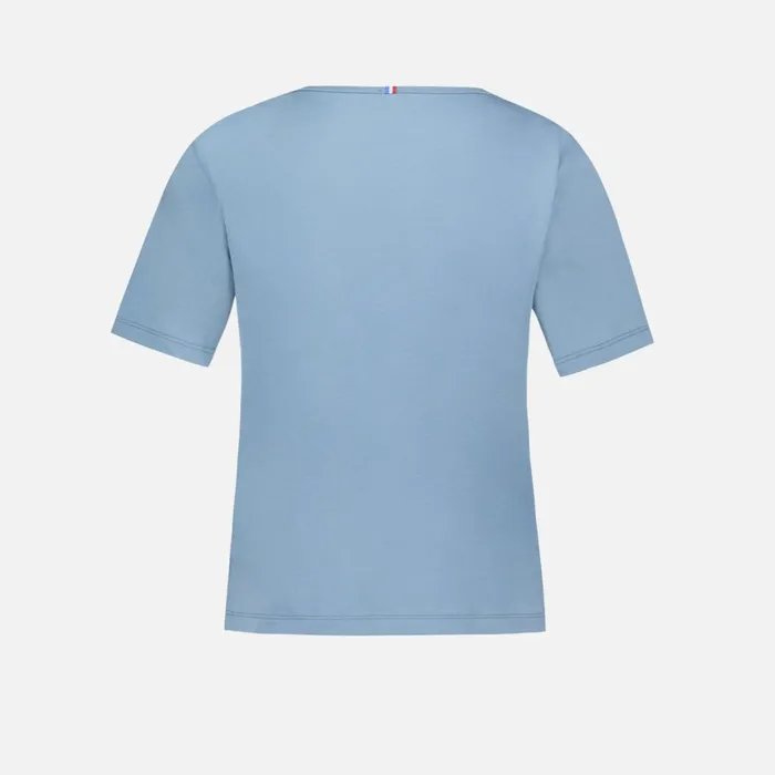 Women Le Coq Sportif Tshirts Polos Shirts And Tops Essentiels Tshirt Femme Faded Denim Women Le Coq Sportif Tshirts Polos Shirts And Tops Essentiels Tshirt Femme Faded Denim