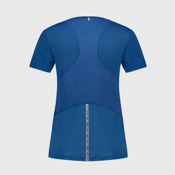 Women Le Coq Sportif Tshirts Polos Shirts And Tops Training Performance TShirt Bleu Perf