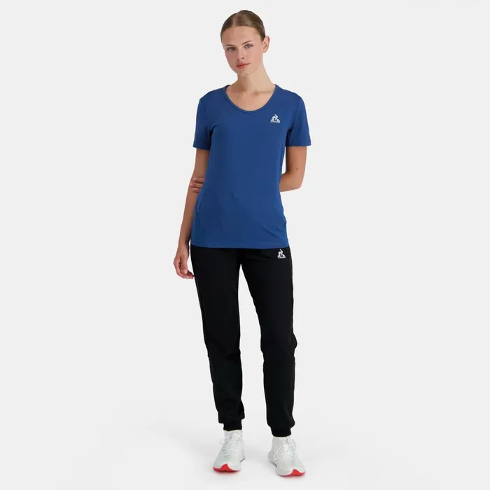 Women Le Coq Sportif Tshirts Polos Shirts And Tops Training Performance TShirt Bleu Perf
