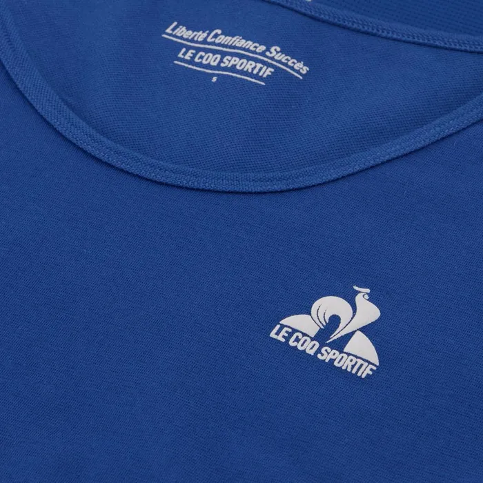 Women Le Coq Sportif Tshirts Polos Shirts And Tops Training Performance TShirt Bleu Perf