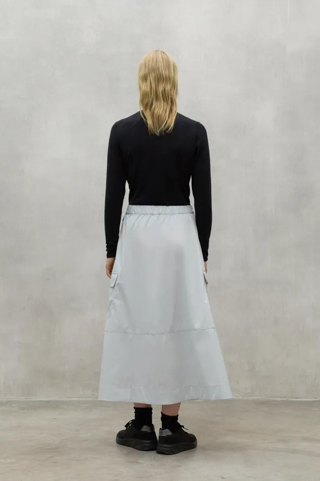 Women Light Grey Kano Skirt Ecoalf Skirts