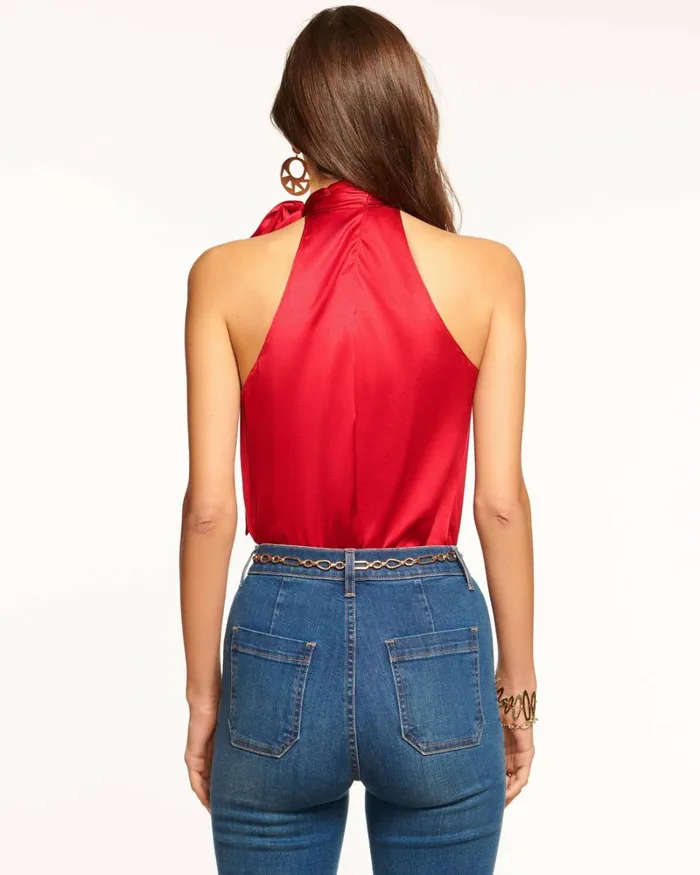 Women Lori High Neck Tank Top Sandstone Ramy Brook Tops