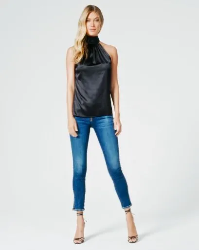 Women Lori High Neck Tank Top Sandstone Ramy Brook Tops