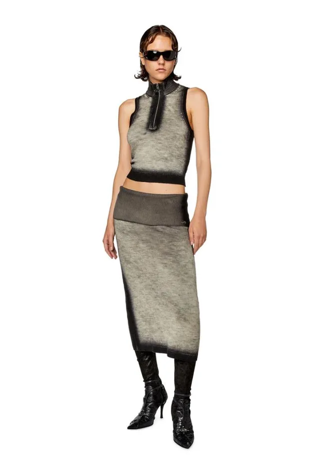 Women MArilouA Grey Diesel Skirts