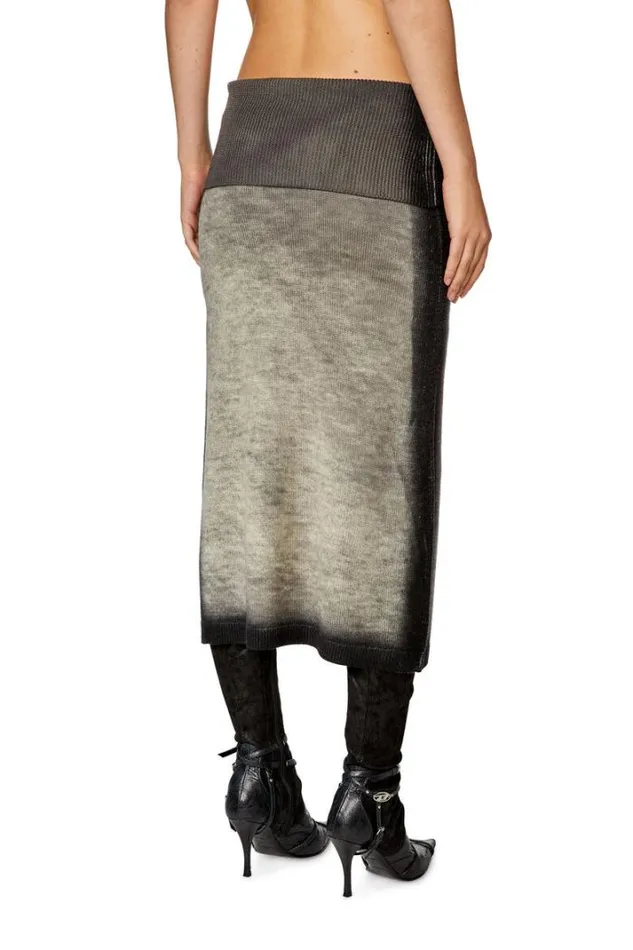 Women MArilouA Grey Diesel Skirts Women MArilouA Grey Diesel Skirts