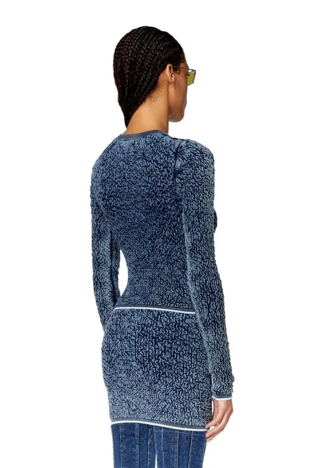 Women MCreta Blue Diesel Knitwear